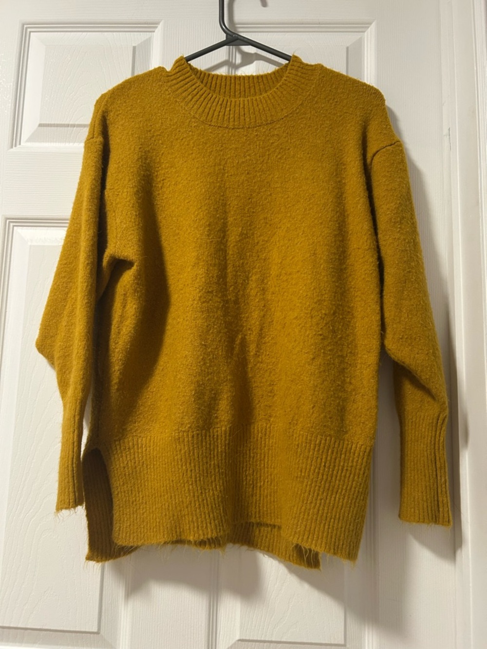 Suzy Shier Mustard Crewneck Sweater
